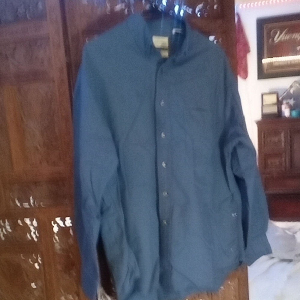 St. John's Bay Men's Classic Blue Shirt Jacket